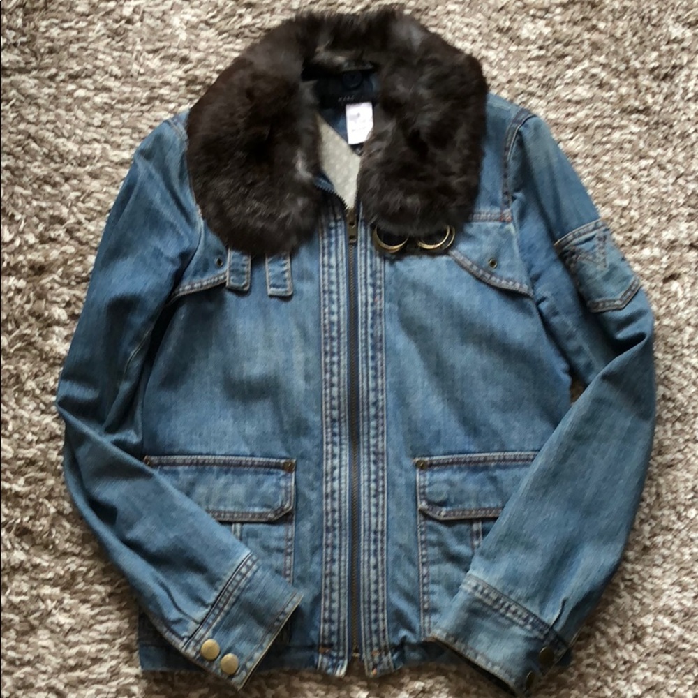Marc Jacobs Vintage Jean Jacket w/Fun Collor